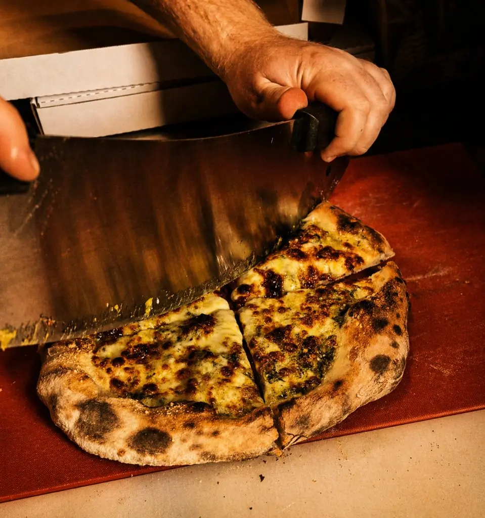 Pizza from our kitchen