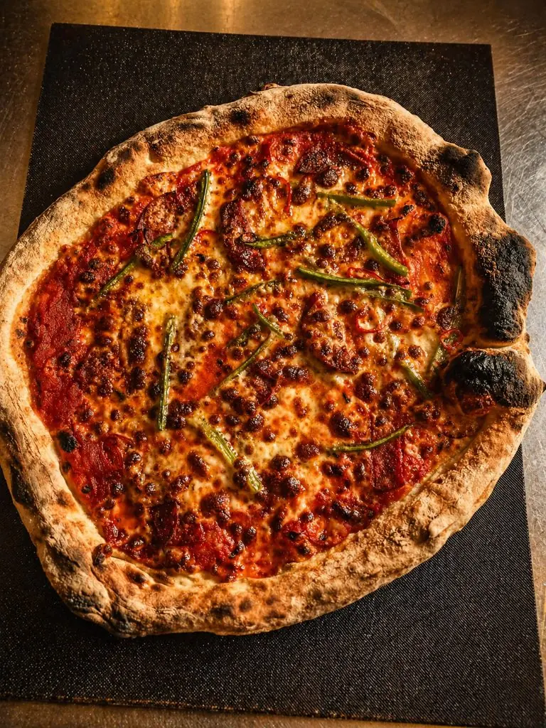 Pizza from our kitchen